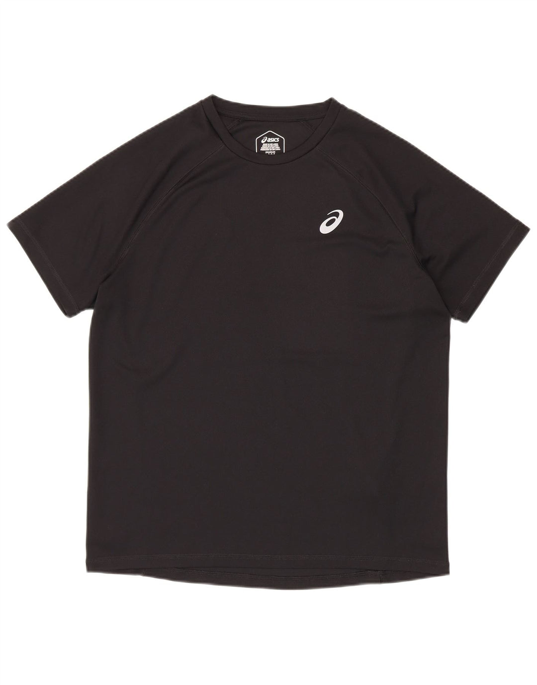 Camiseta masculina Asics Top grande poliéster preto