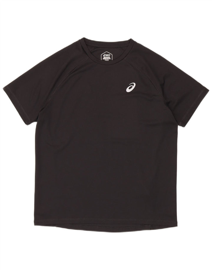 Camiseta masculina Asics Top grande poliéster preto