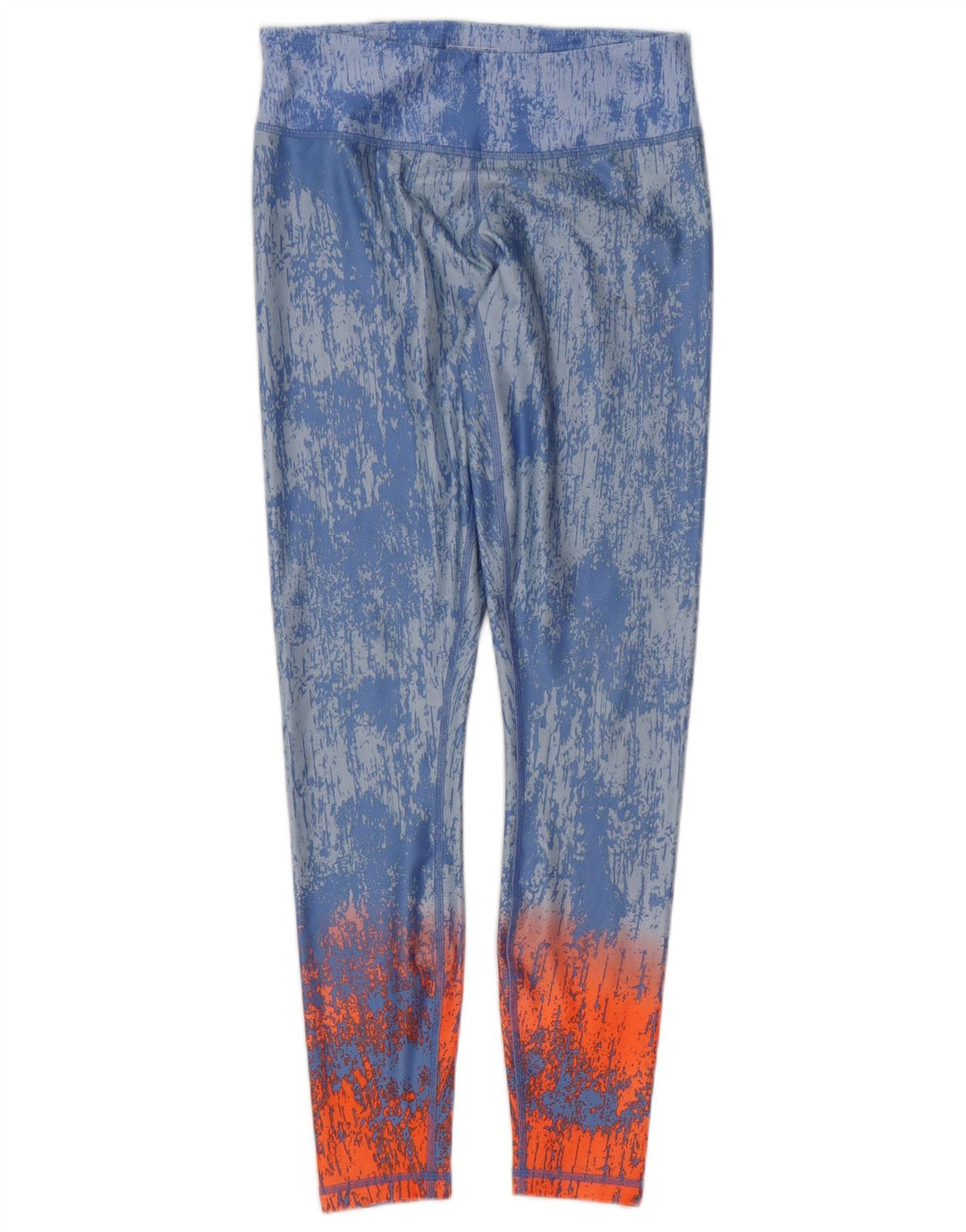 Leggings Puma Femininas UK 10 Pequenas Azul Tie Dye Nylon