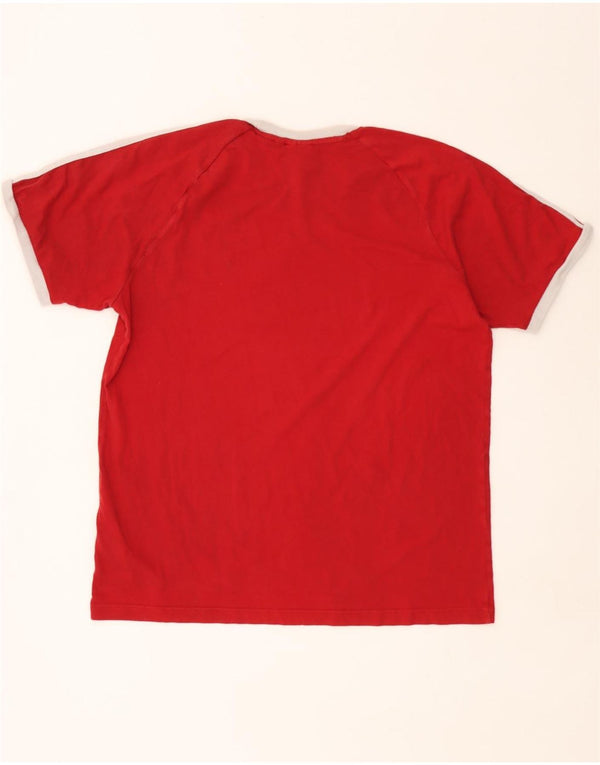 Camiseta masculina Adidas Top XL algodão vermelho