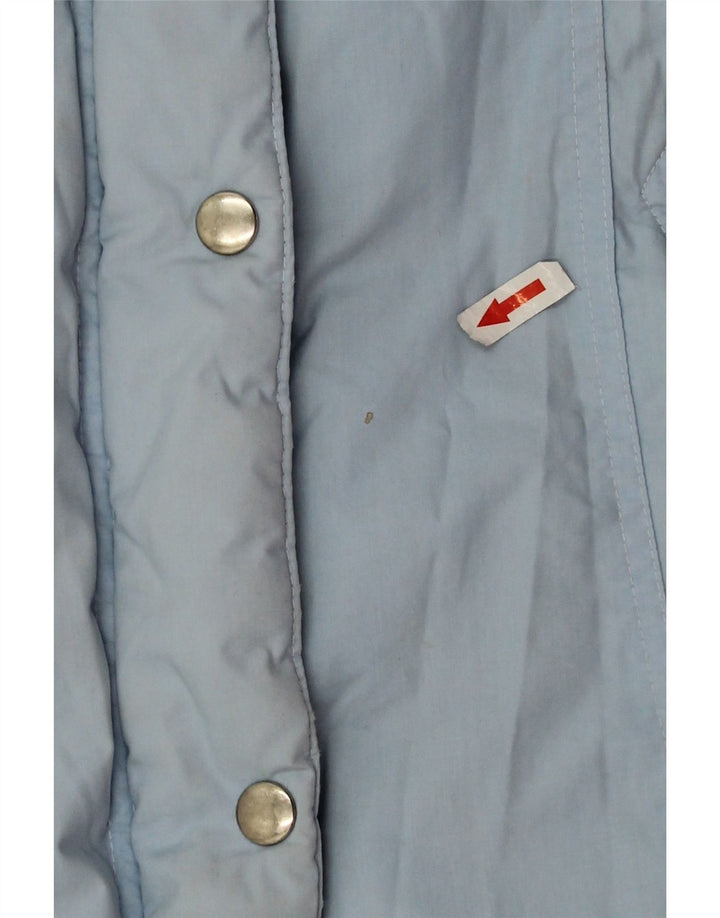 Casaco acolchoado oversized feminino vintage EU 42 grande azul