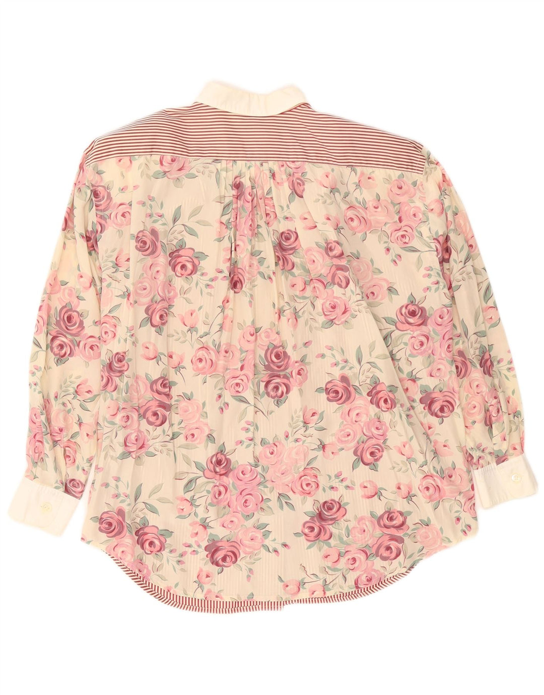 Camisa oversized feminina Sportmax UK 12 médio vermelho floral