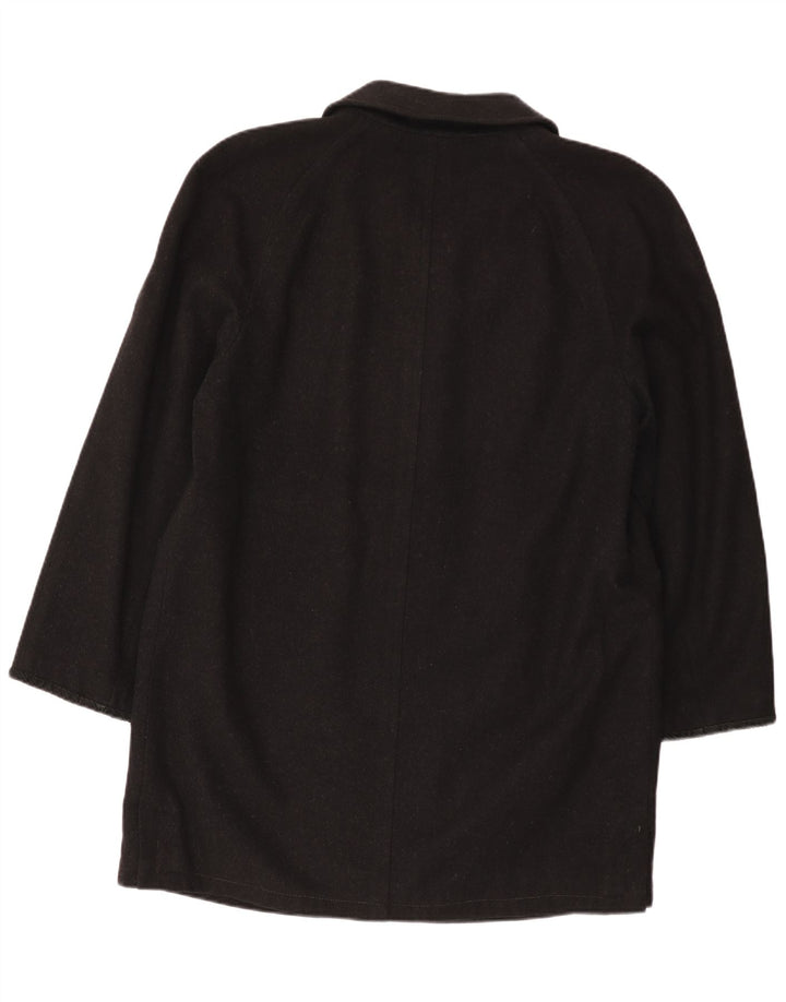 Sobretudo masculino Elite IT 50 grande lã preta nova