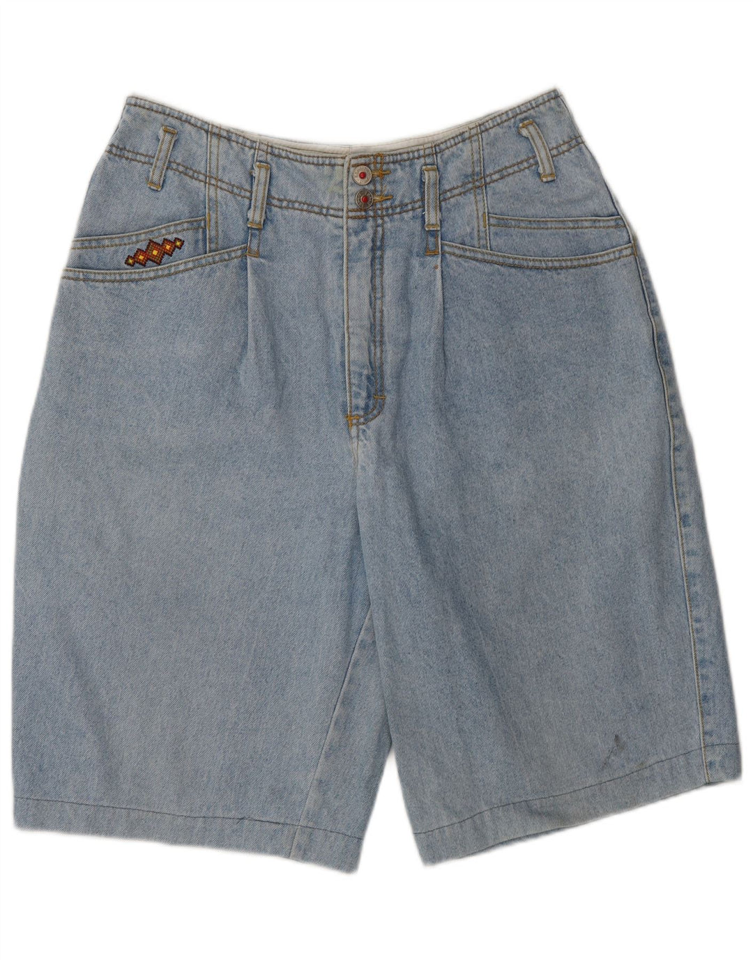 Shorts jeans feminino Esprit W30 algodão azul médio