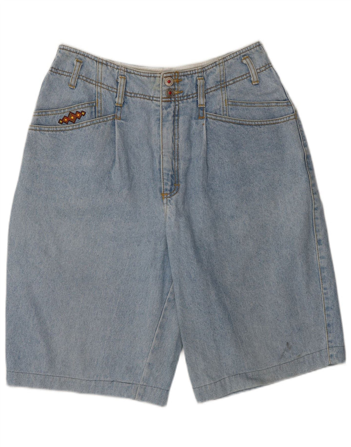 Shorts jeans feminino Esprit W30 algodão azul médio
