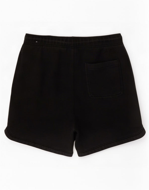 Shorts esportivos masculinos Jordan médio algodão preto
