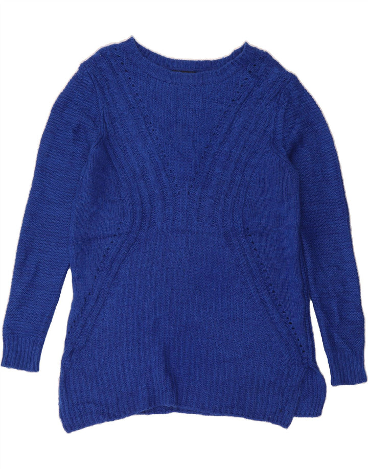 MOSSIMO Womens Boat Neck Jumper Sweater UK 18 XL Blue Acrylic Vintage Mossimo and Second-Hand Mossimo from Messina Hembry 