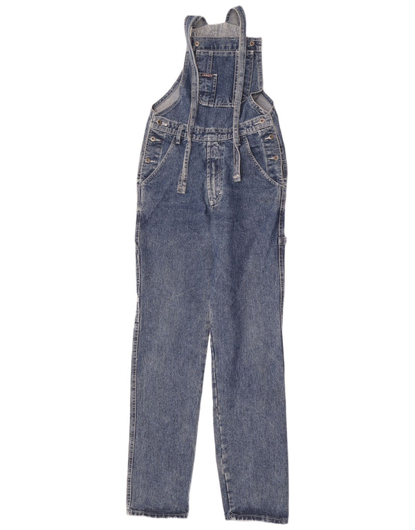 Macacão feminino vintage W29 L33 algodão azul