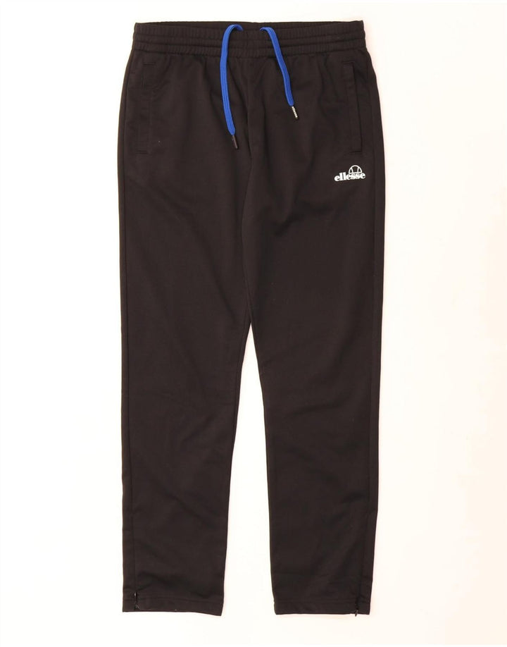 Calça de treino ELLESSE para meninos 13-14 anos preto poliéster