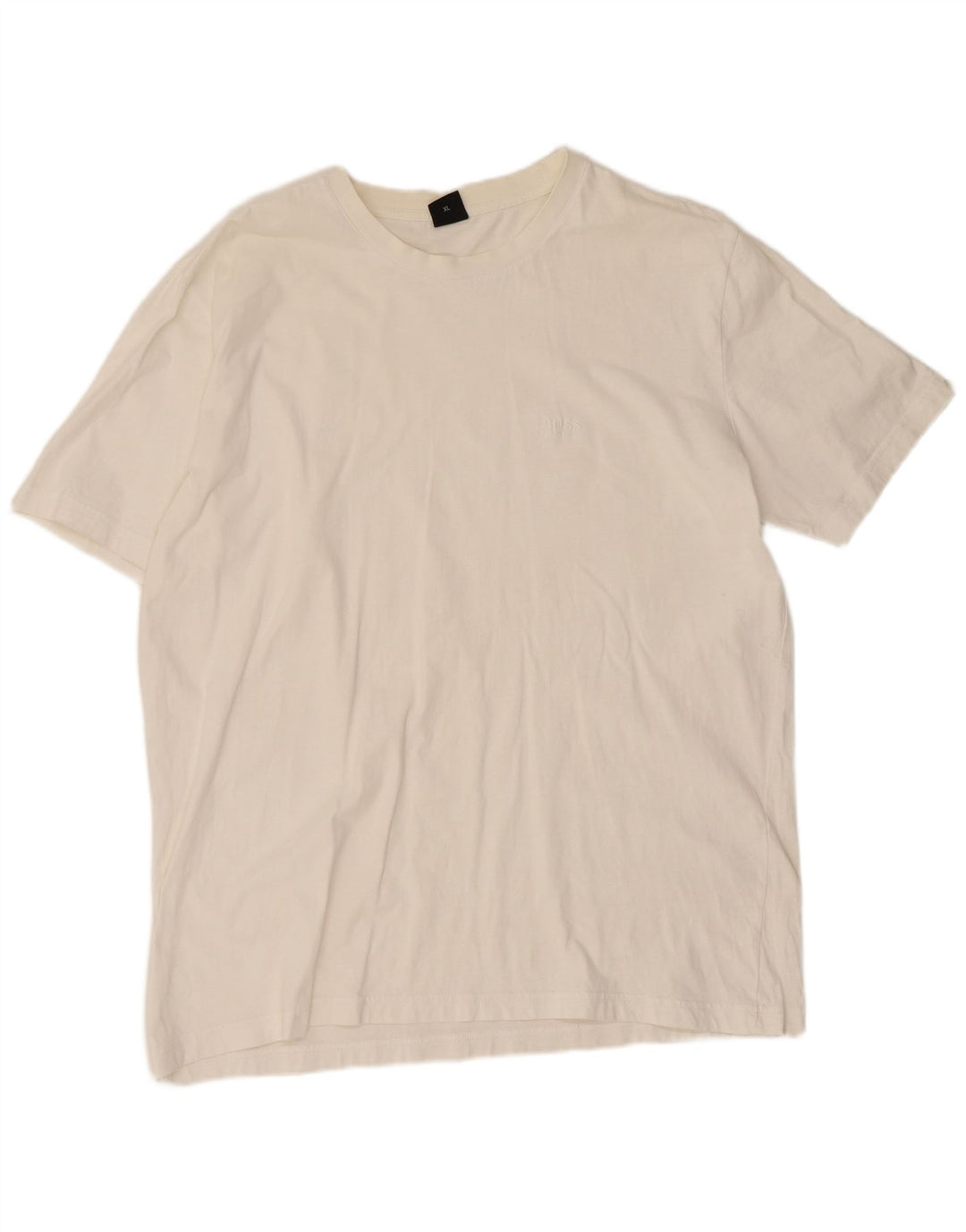 Camiseta masculina Hugo Boss Top XL algodão branco