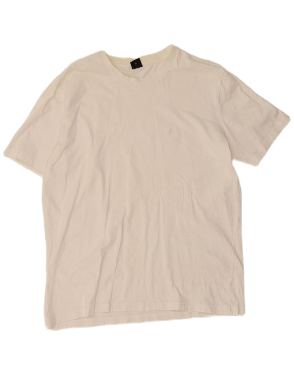 Camiseta masculina Hugo Boss Top XL algodão branco