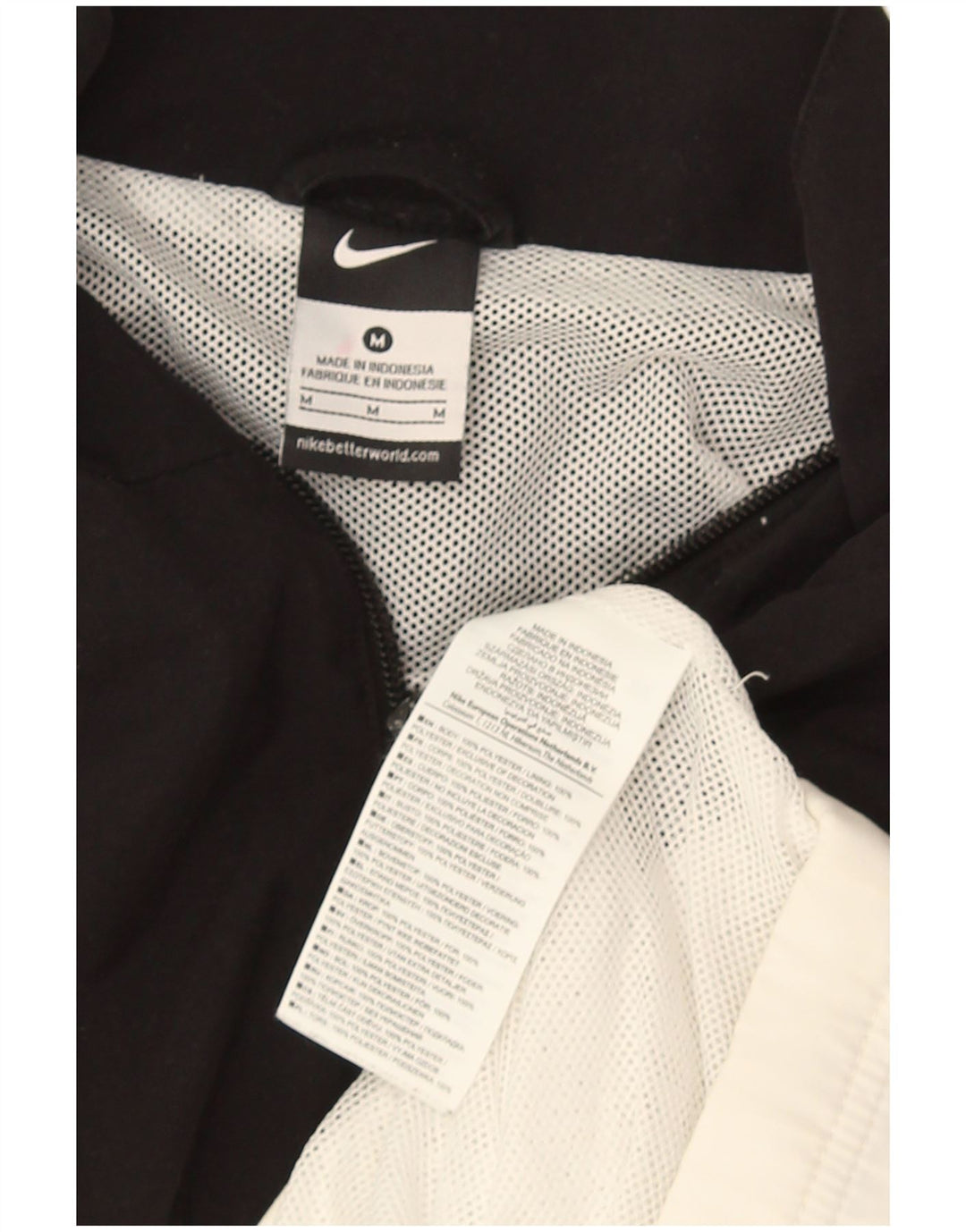 Nike Mens Treino Top Jaqueta Médio Preto Colorblock Poliéster