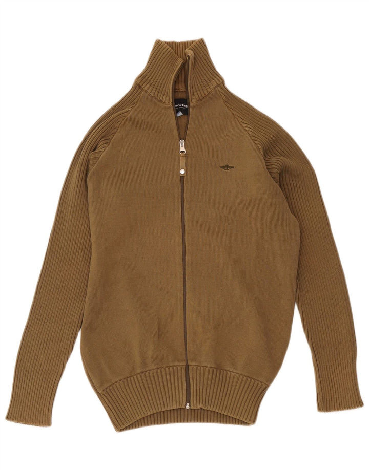 Suéter cardigã masculino Dockers pequeno cáqui