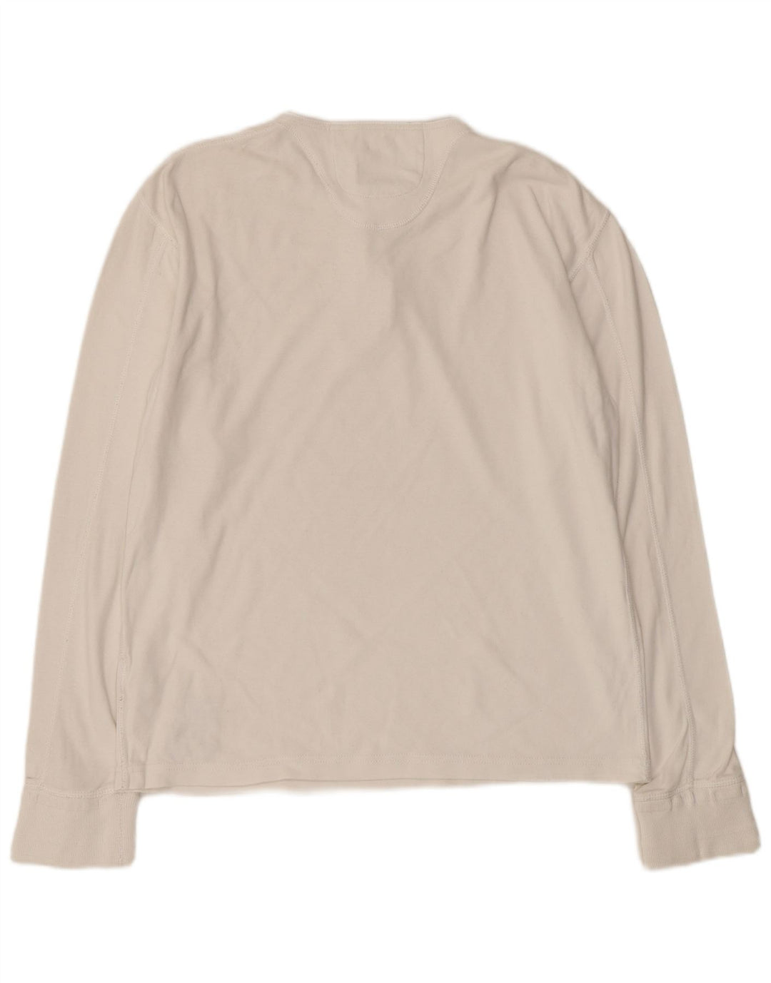 Superdry Masculino Henley Top Manga Longa XL Algodão Branco