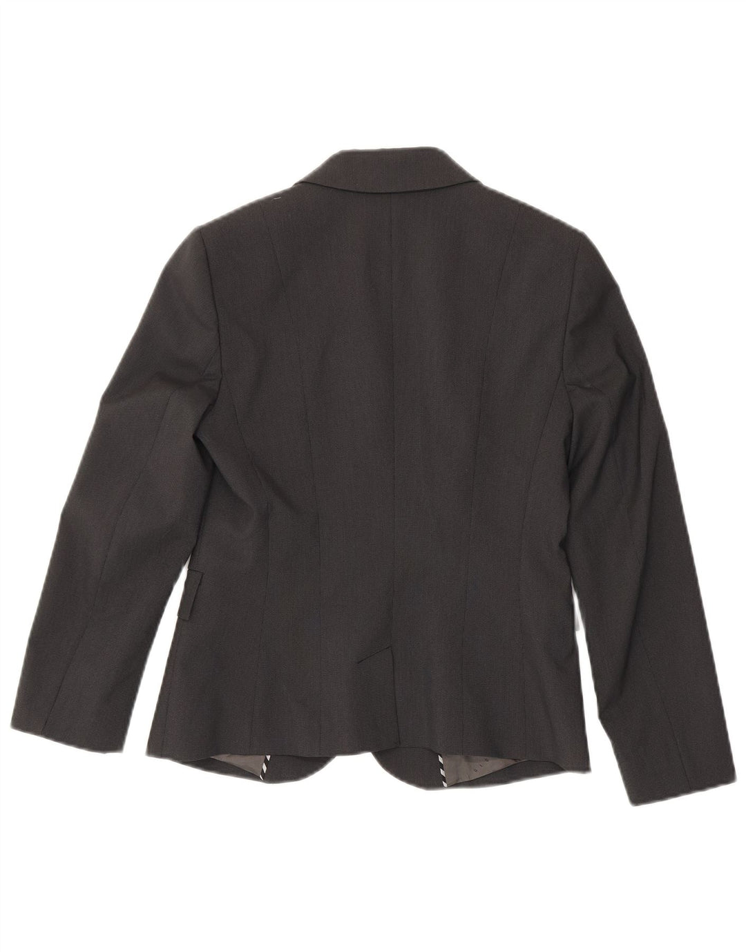 Sisley Jaqueta Blazer Feminina com 2 Botões IT 42 Poliéster Cinza Médio