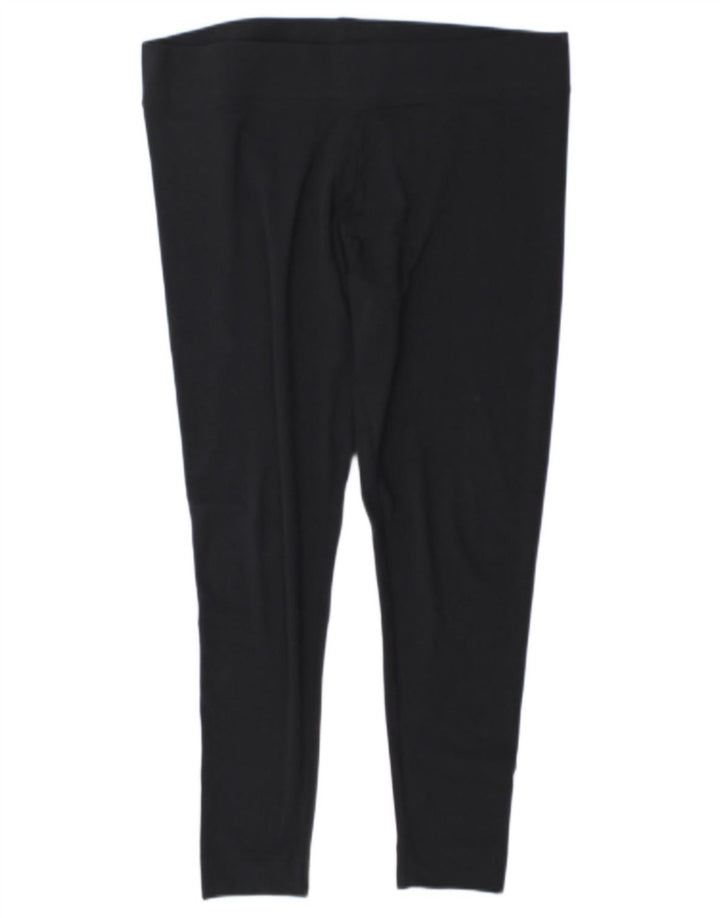 Leggings femininas Marks & Spencer UK 18 XL algodão preto