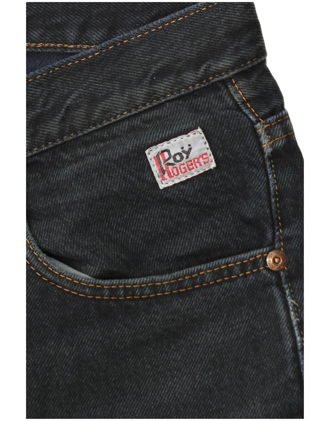 Calça jeans reta masculina Roy Rogers W30 L28 azul marinho