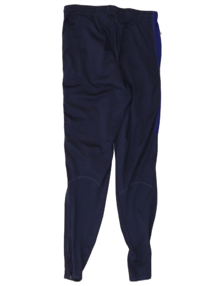 Calça de treino masculina Nike Inglaterra pequena azul marinho colorblock poliéster