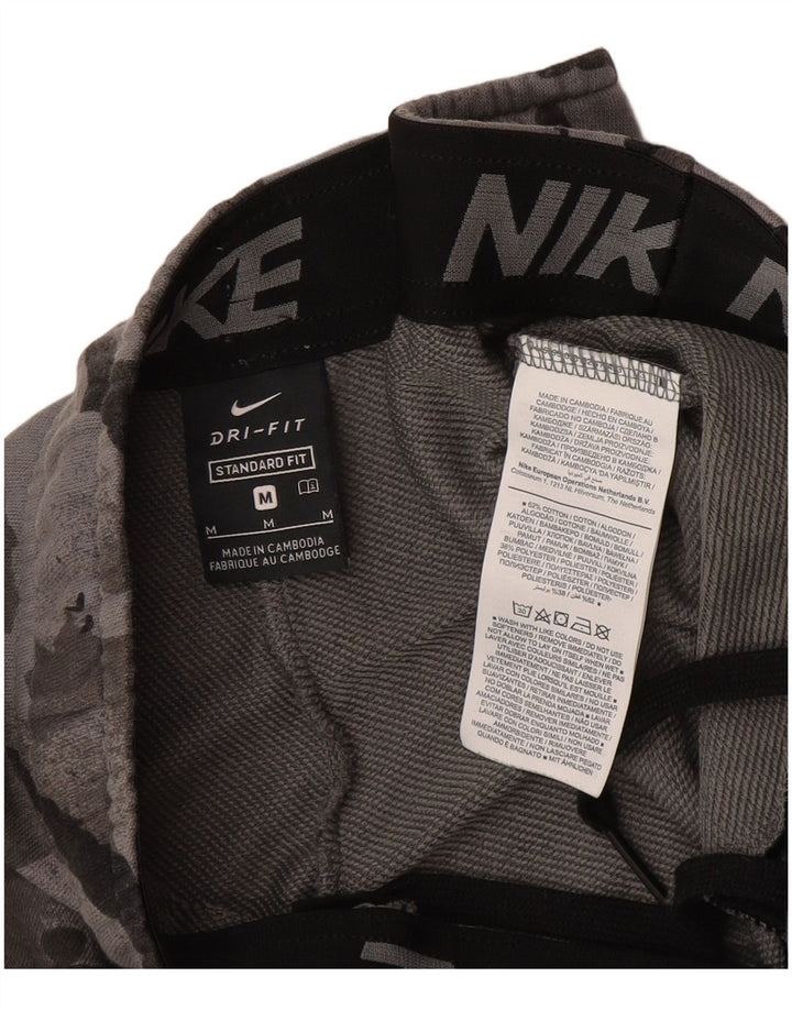 Nike Mens Dri Fit Calças de treino Joggers Médio Cinza Camuflagem
