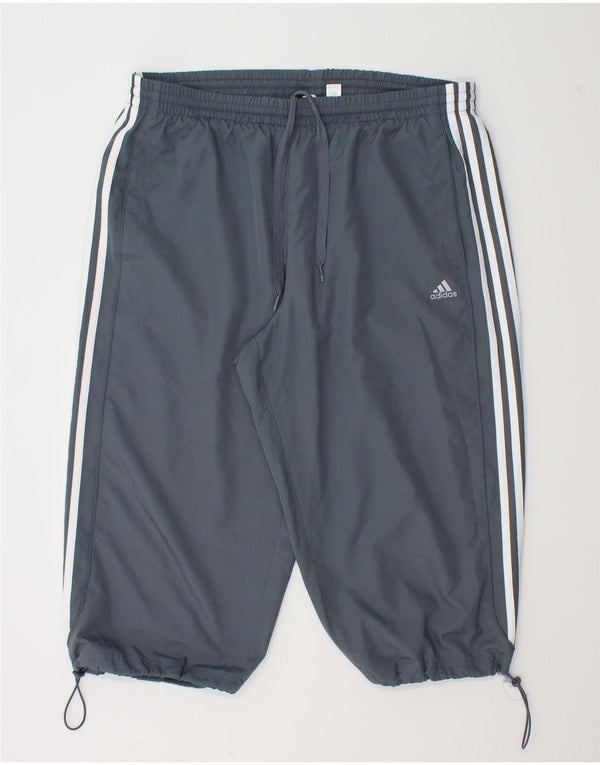 Calça Adidas Mens Capri Treino XL Cinza Poliéster