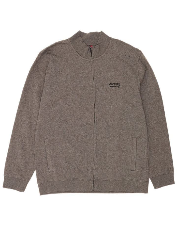 Carrera Mens Tracksuit Top Jacket 2XL Cinza Poliéster