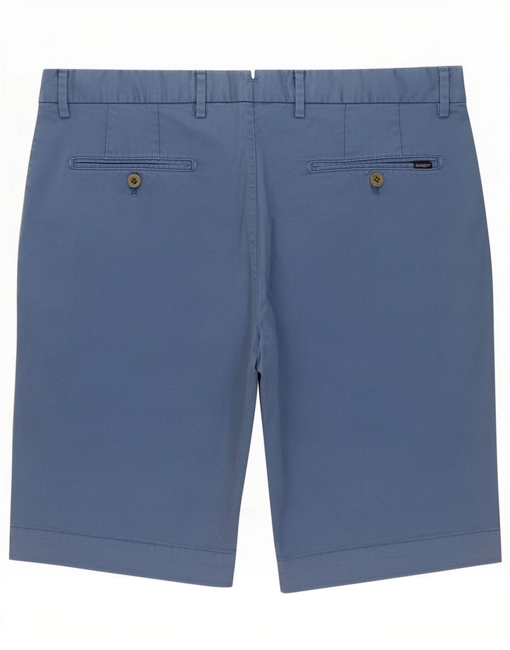 Hackett Mens Chino Shorts IT 52 XL W36 Azul Algodão