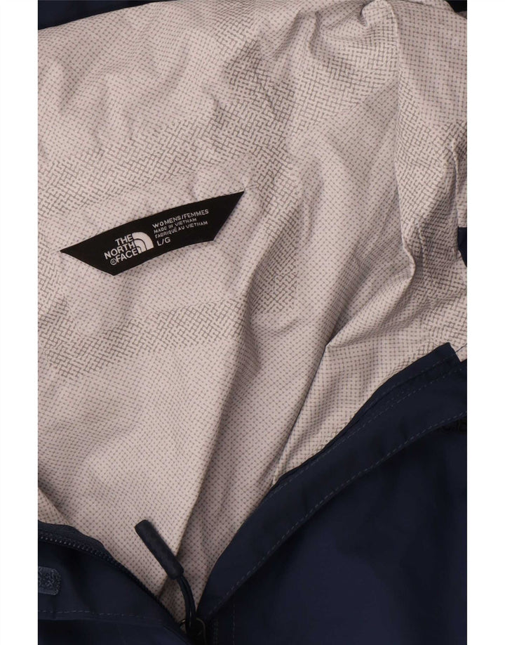Jaqueta de chuva feminina com capuz The North Face UK 16 grande azul marinho