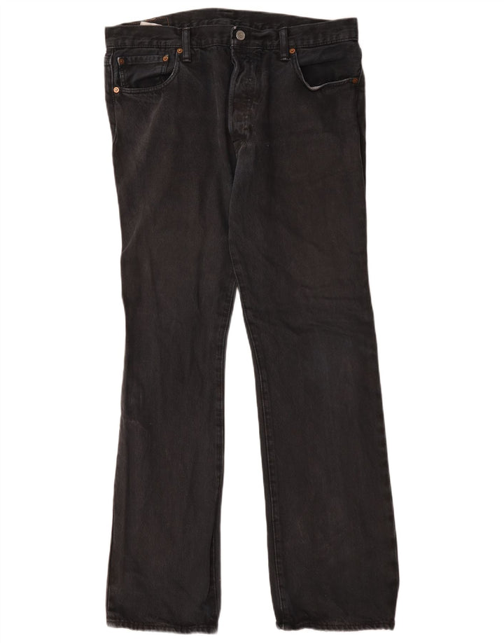 Jeans retos masculinos LEVI'S W34 L32 algodão preto