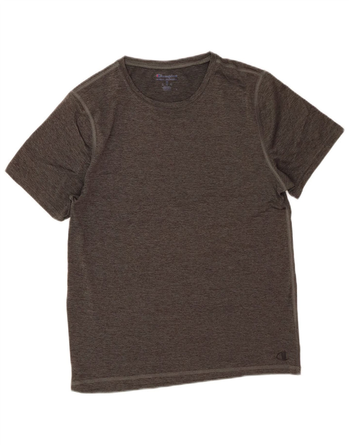 Camiseta masculina CHAMPION poliéster cinza médio