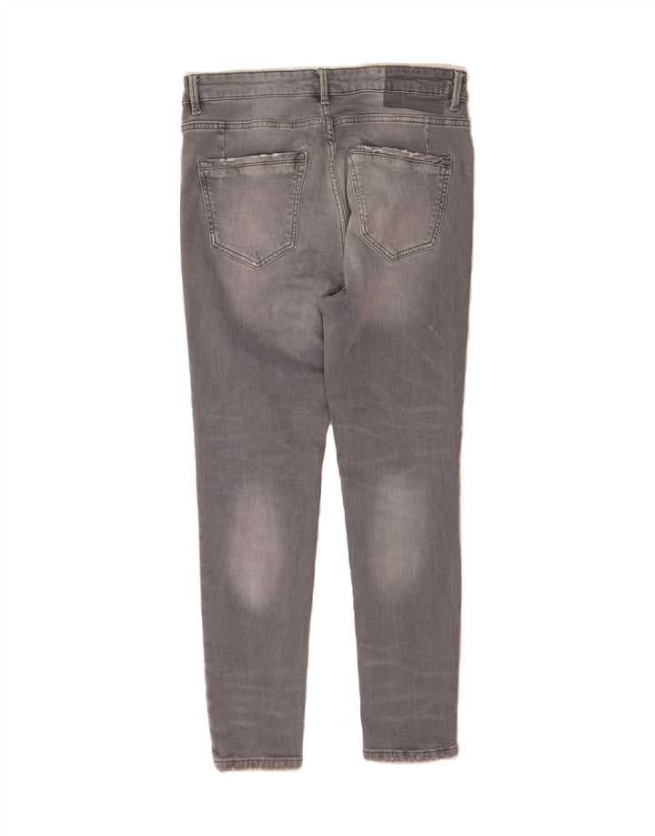ZARA Mens Distressed Slim Jeans EU 40 Medium W31 L28 Grey Cotton Vintage Zara and Second-Hand Zara from Messina Hembry 