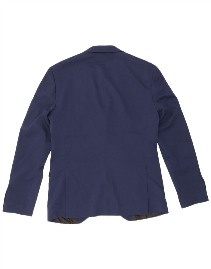 Jaqueta blazer masculina super slim de 2 botões Jack & Jones IT 50 grande azul marinho