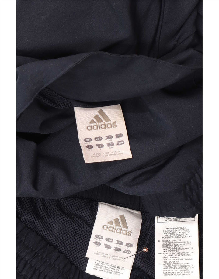 Adidas Mens Full Tracksuit UK 42/44 Grande Azul Marinho Poliéster