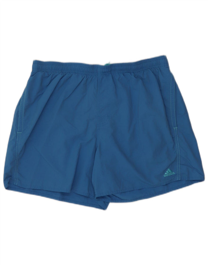 Calções de banho masculinos ADIDAS grandes azuis