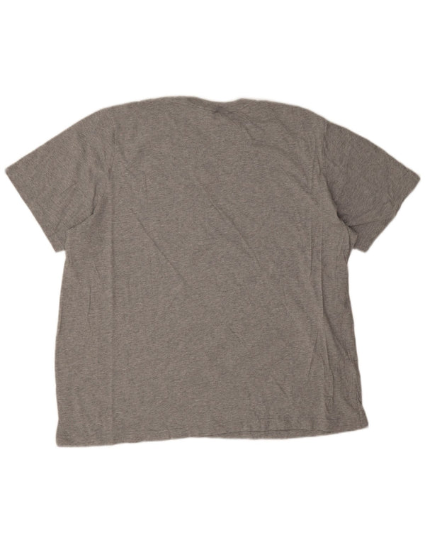 Camiseta masculina Adidas Top 2XL algodão cinza