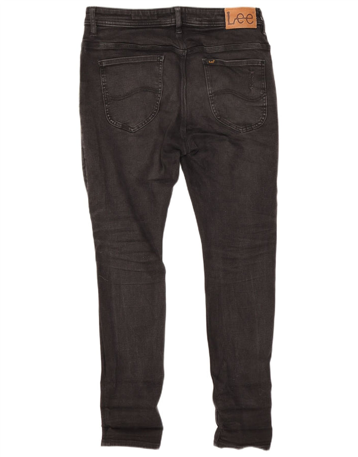 Lee Mens Jeans Skinny Angustiados W33 L29 Algodão Preto