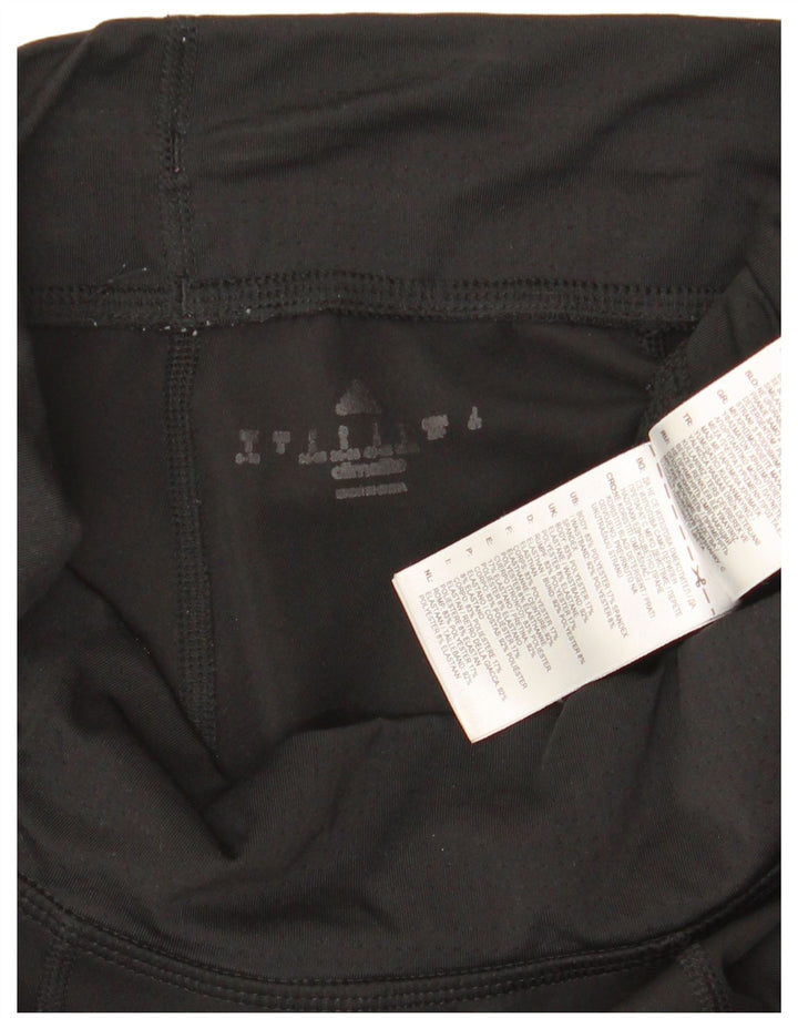 Leggings Adidas Femininas UK 8/10 Pequenas Poliéster Preto
