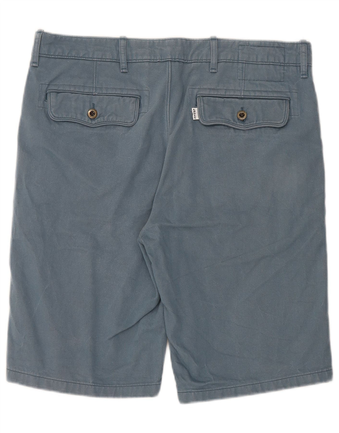 Shorts Chino Masculino Levi's W34 Grande Algodão Azul