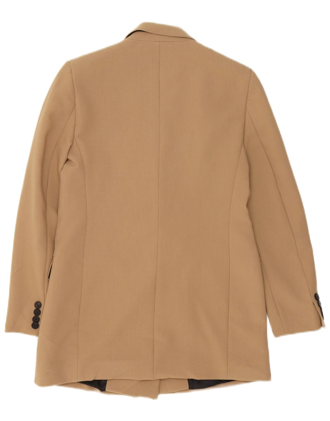 Zara Jaqueta blazer feminina oversized com peito duplo Reino Unido 6 XS Bege