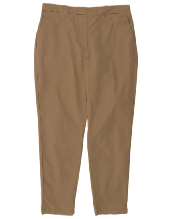 Calça Chino Cônica Feminina Marks & Spencer Reino Unido 10 Pequeno W30 L26 Bege