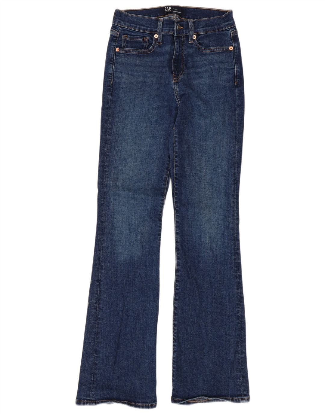 Jeans Bootcut feminino Gap W24 L29 algodão azul marinho
