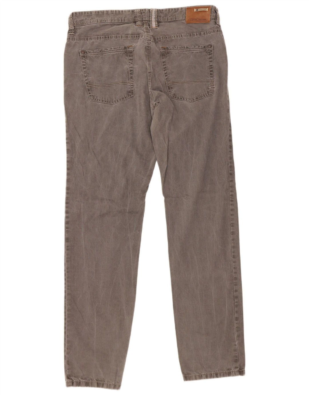 Calça jeans reta masculina Camel Active W36 L34 algodão cinza
