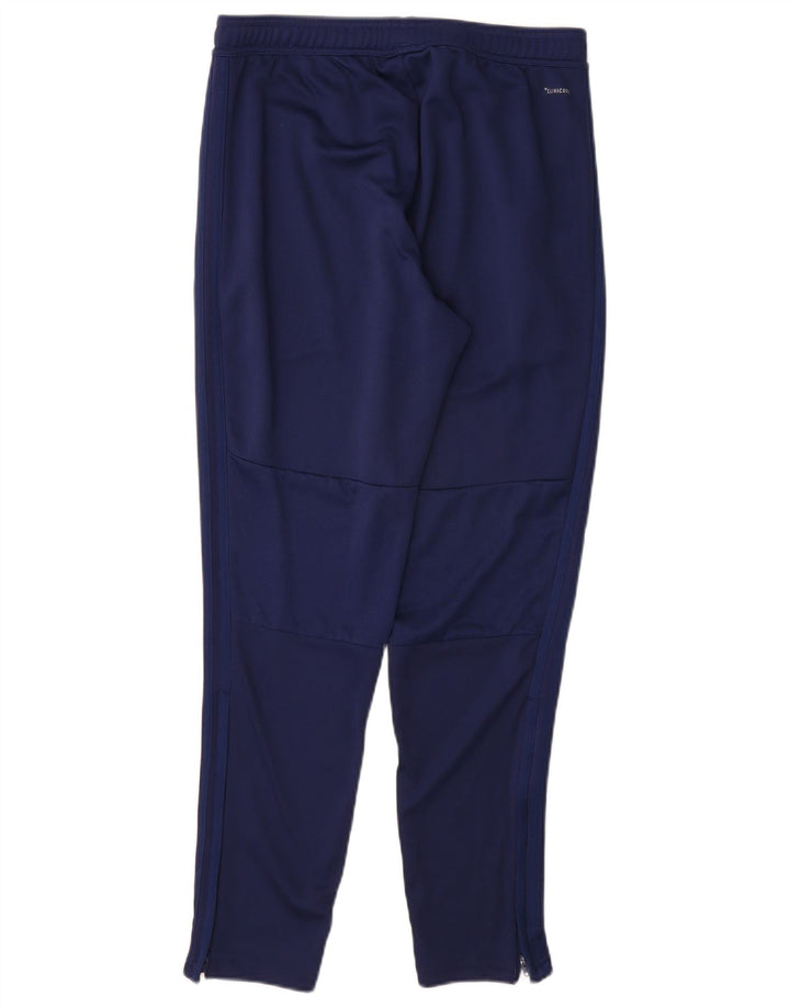 Calça de treino masculina Adidas Climacool médio azul marinho poliéster