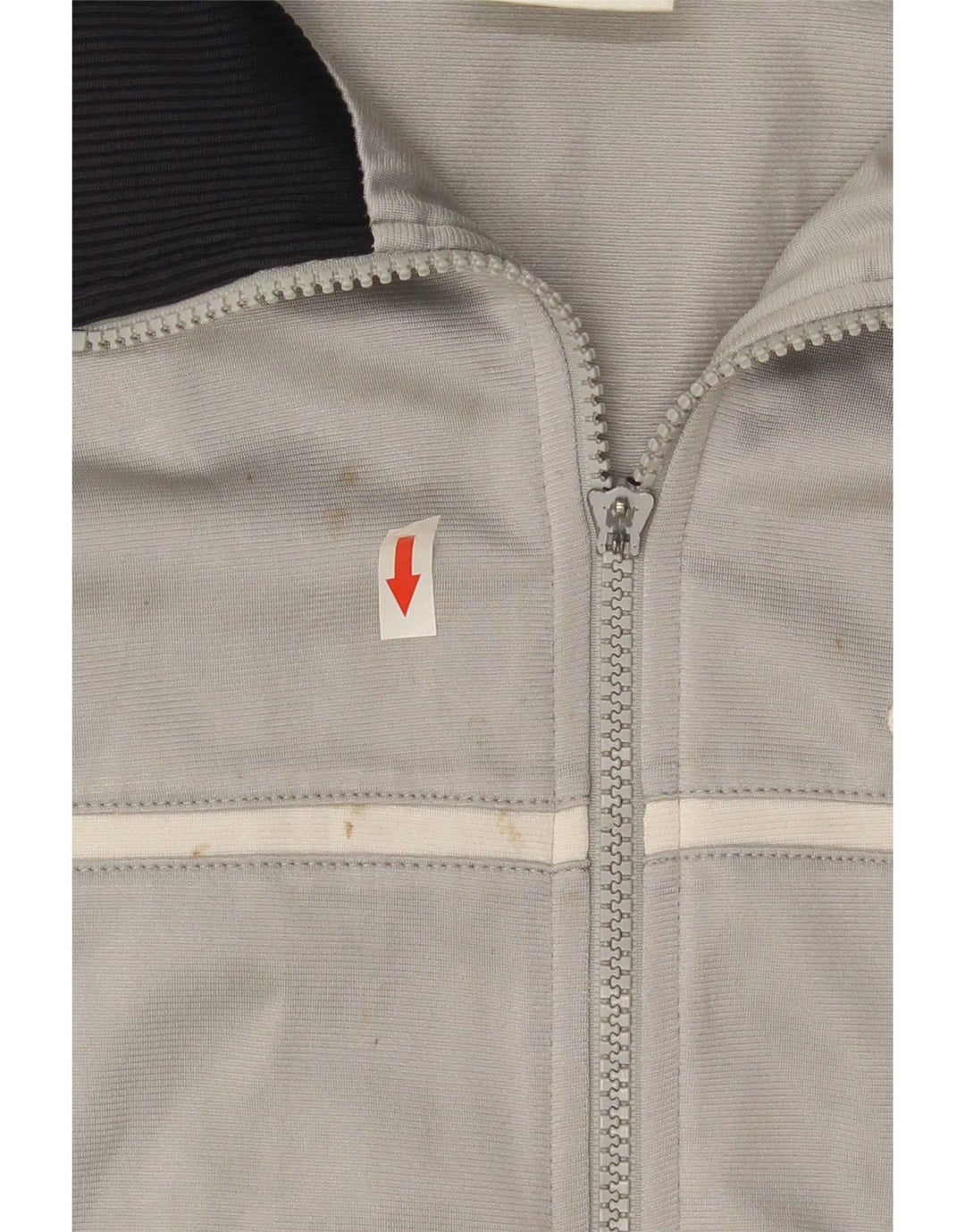Jaqueta Adidas Masculina Graphic Tracksuit Top Cinza Médio Poliéster Colorblock