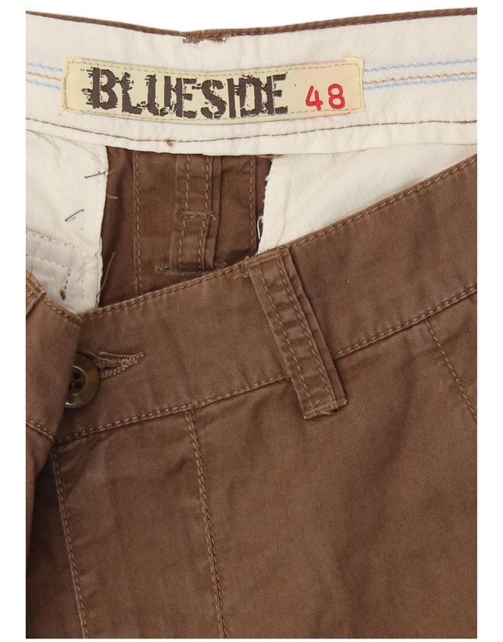 Shorts cargo masculino Blue Side IT 48 médio W32 algodão marrom