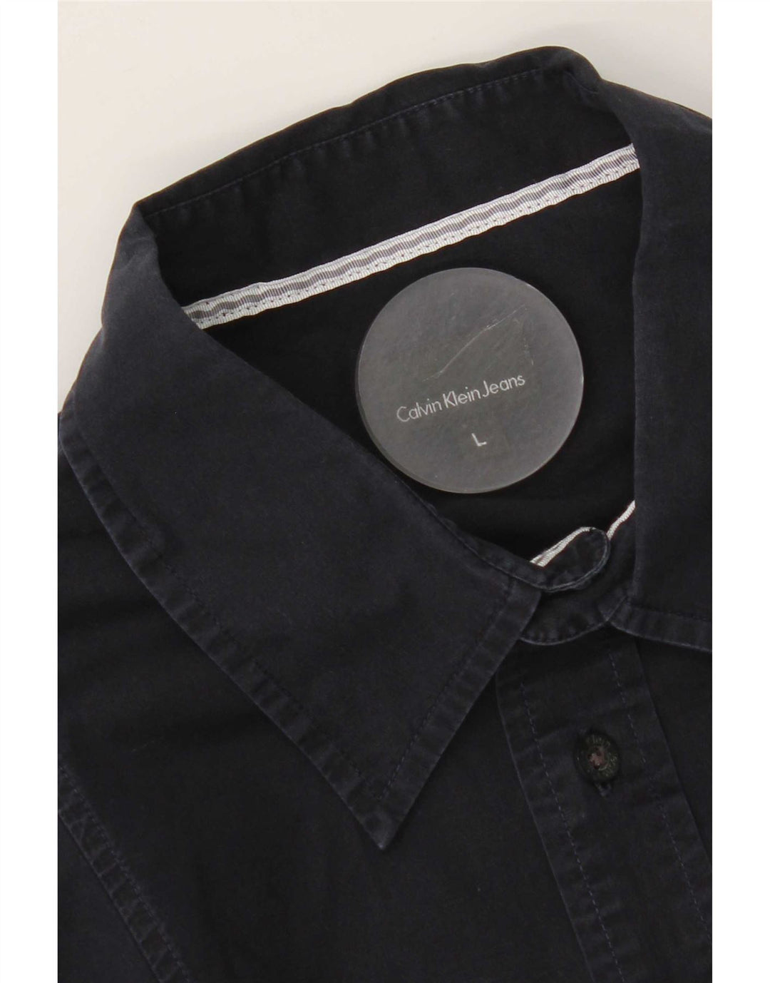 Camisa masculina Calvin Klein Jeans grande azul marinho