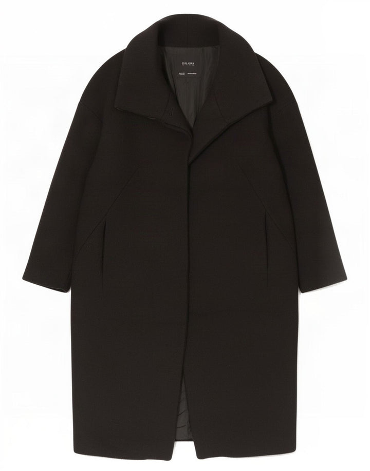Sobretudo oversized feminino Zara UK 6 XS preto