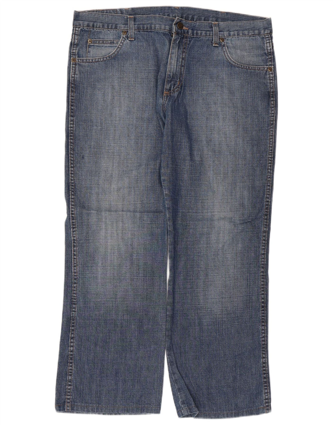 Wrangler Mens Bootcut Jeans W36 L30 Azul Algodão