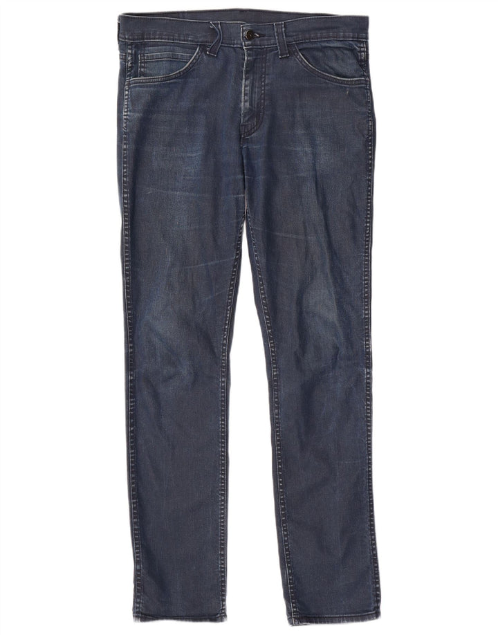 LEVI'S Masculino 511 Cropped Slim Jeans W33 L23 Azul Marinho Algodão