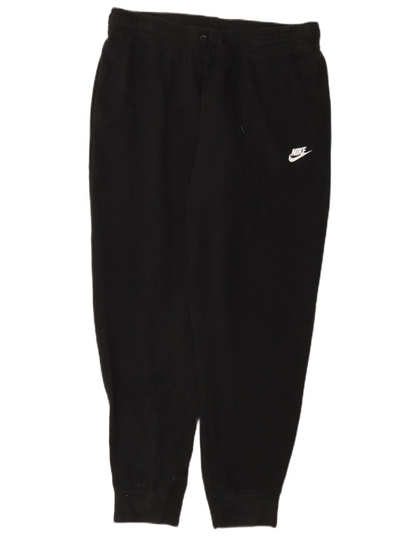 Calça de treino masculina Nike joggers grande algodão preto