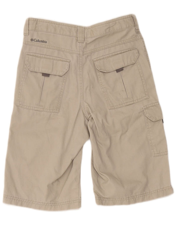 Columbia Boys Cargo Shorts 15-16 Anos W30 Algodão Bege